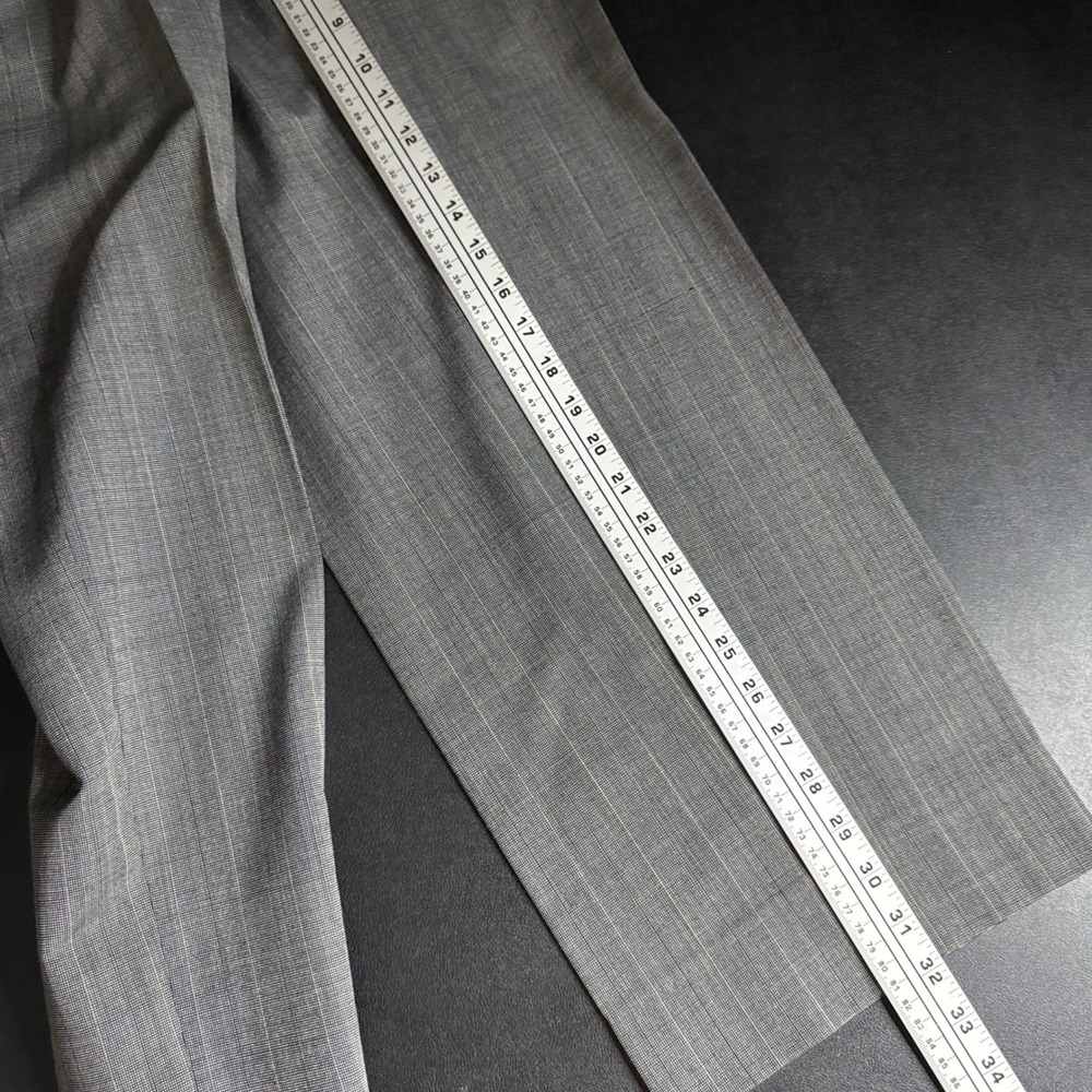 Palm Beach Suit Mens 40R 31x30 Grey Pinstripe Vintage 2-Piece Wool Blend USA - Picture 13 of 13